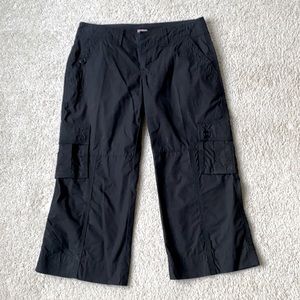 Halogen Black Cargo Capris Pants | Size 0